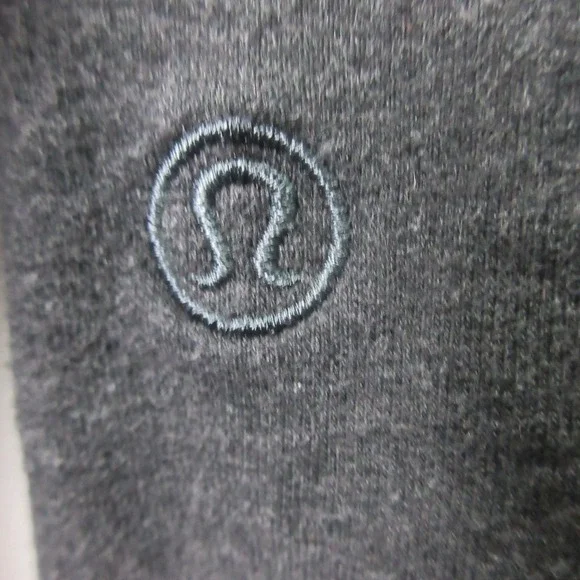 Lululemon Men Charcoal Gray Full Zip Hoodie Athleisure Activewear Size L Lounge - Picture 7 of 9